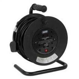 240V - 13A 25M 4 Socket Cable Reel with Trip Switch