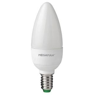 5.5W LED Candle SES/E14 Cap Light Bulb - Megaman - Cool White - 143350