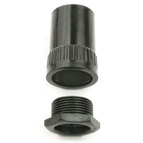 20mm Plastic Adaptor - Female - Black