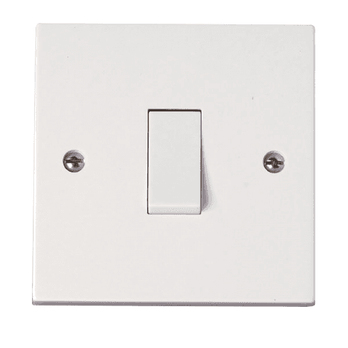 Selectric - 1 Gang 2 Way Switch - White