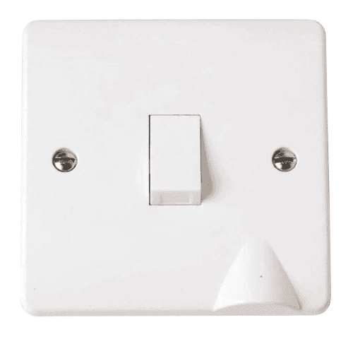 Click Mode - 1 Gang 20A DP Switch with Flex Outlet - White - CMA022