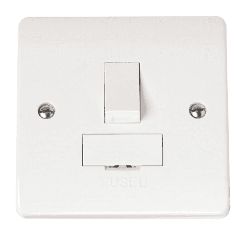Click Mode - 1 Gang 13A DP Switched Fused Connection Unit - White - CMA651
