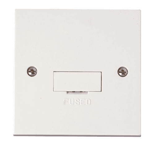 Selectric - 1 Gang 13A DP Unswitched Fused Connection Unit - White - LG9228