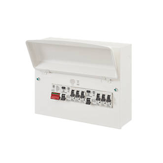 MK - 6 Way Spilt Load Consumer Unit - Fully Populated