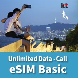 KT Korea eSIM: Data + Voice (Top-up)