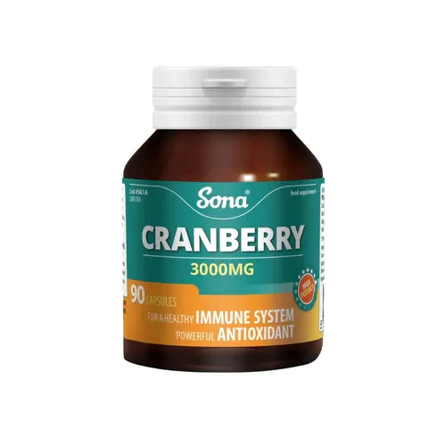 Sona Cranberry 90 Capsules