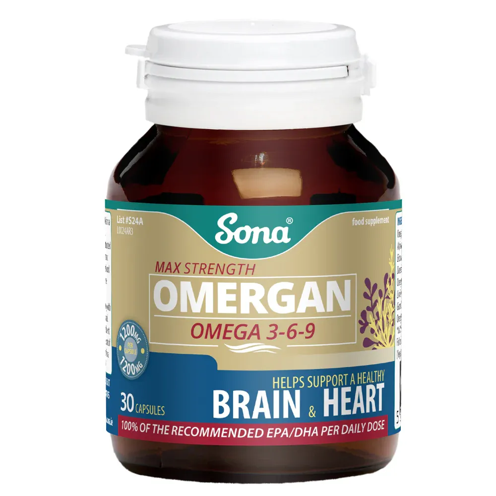 Sona Omergan Omega 3-6-9 30 Capsules