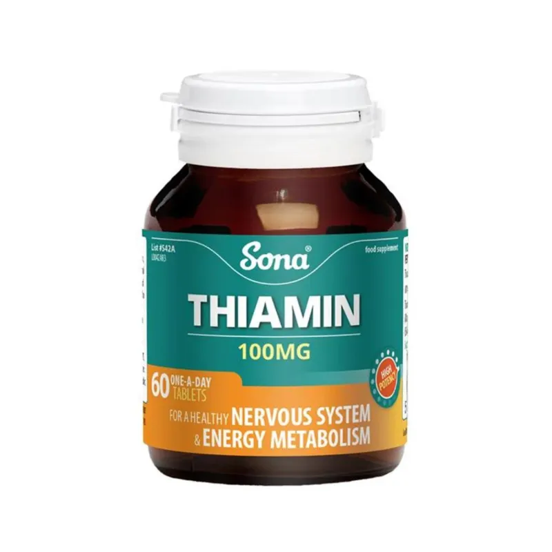 Sona Thiamin 100mg 60 Tablets