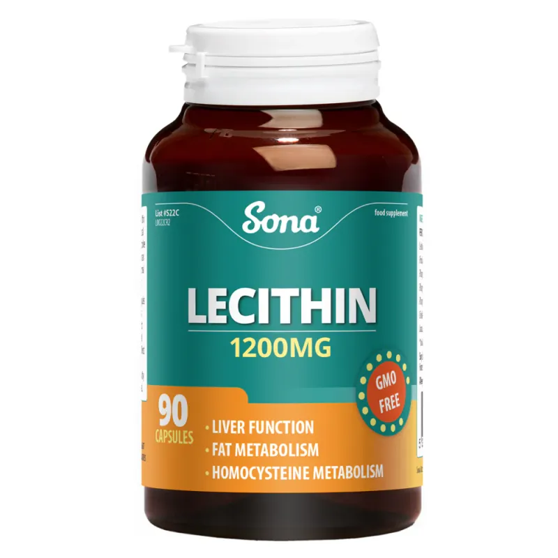 Sona Lecithin 1200mg 90 Capsules