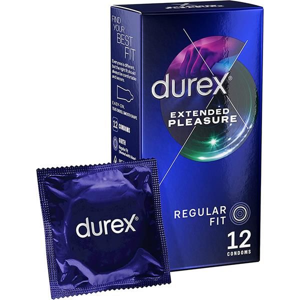 Durex Extended Pleasure Condoms 12 Pack