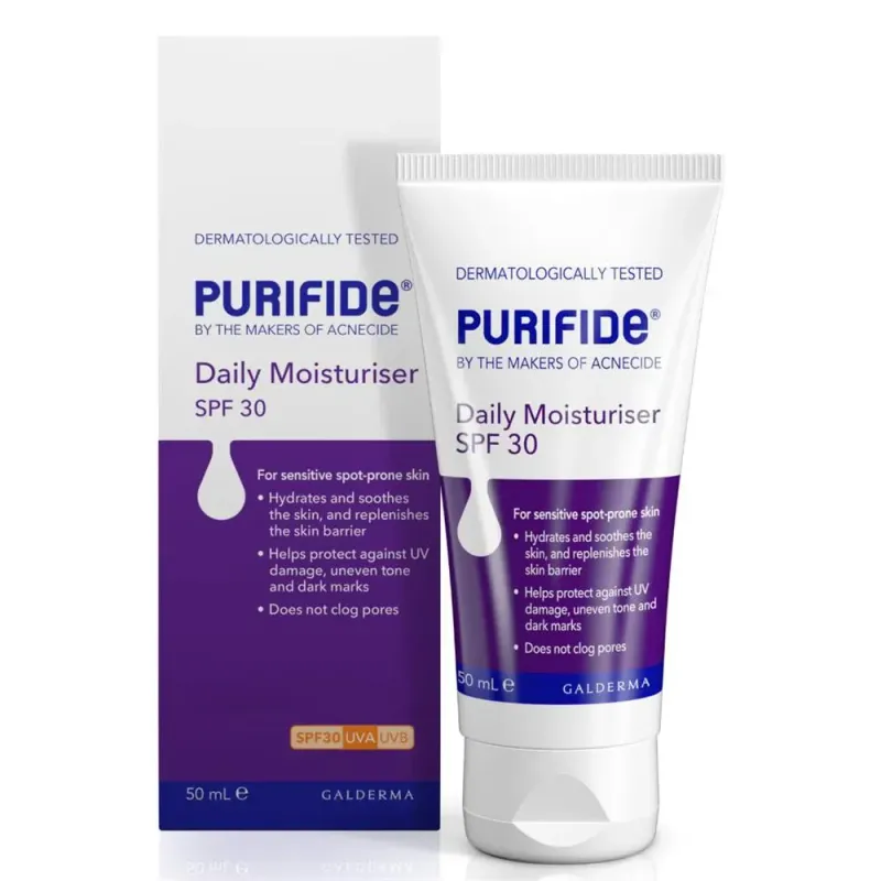 Purifide Daily Moisturiser SPF 30 50ml