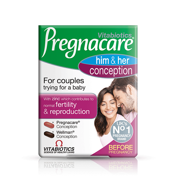Vitabiotics Pregnacare Him &amp; Her Conception 60 Tablets
