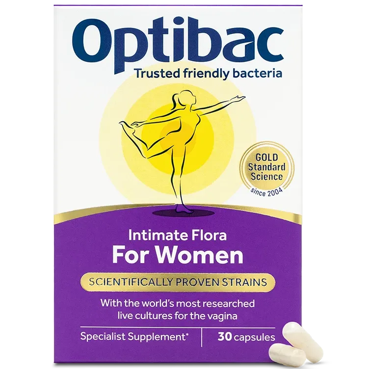 Optibac Intimate Flora For Women Probiotics 30 Capsules