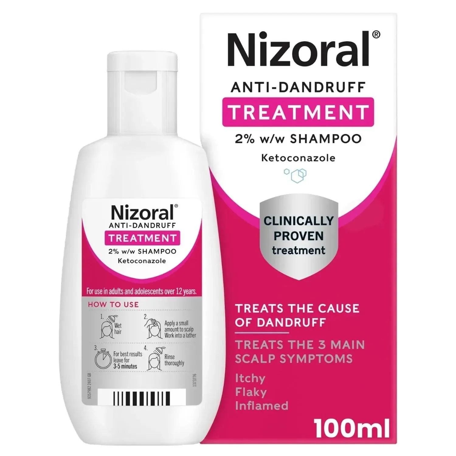 Nizoral Dandruff 20mg/g Shampoo 100ml