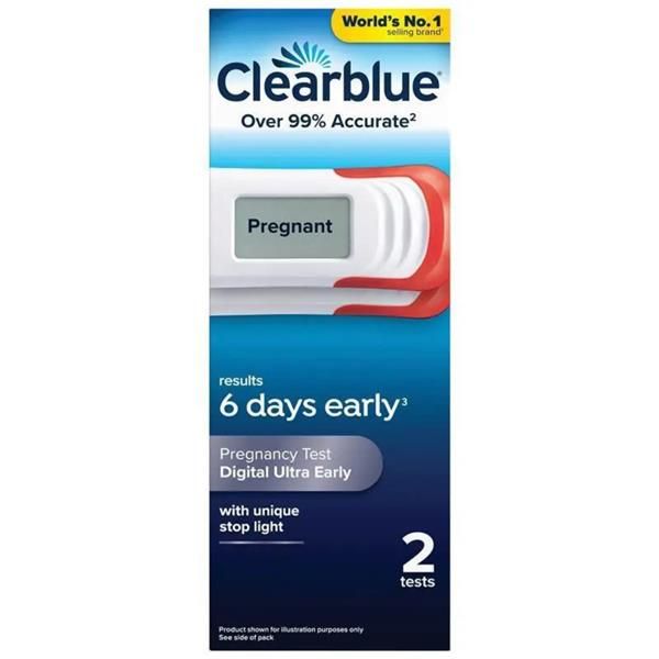 Clearblue Pregnancy Test Digital Ultra Early 2 Tests