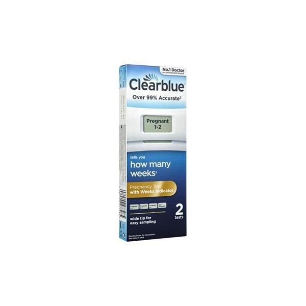 Clearblue Pregnancy Test with Weeks Indicator 2 tests