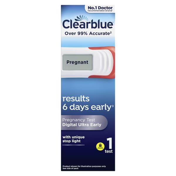 Clearblue Pregnancy Test Digital Ultra Early 1 test