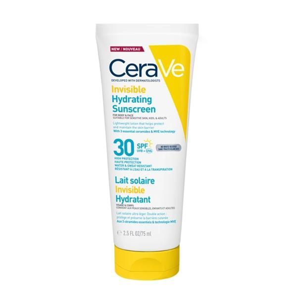 CeraVe Invisible Hydrating Sunscreen SPF30+ (177ml)