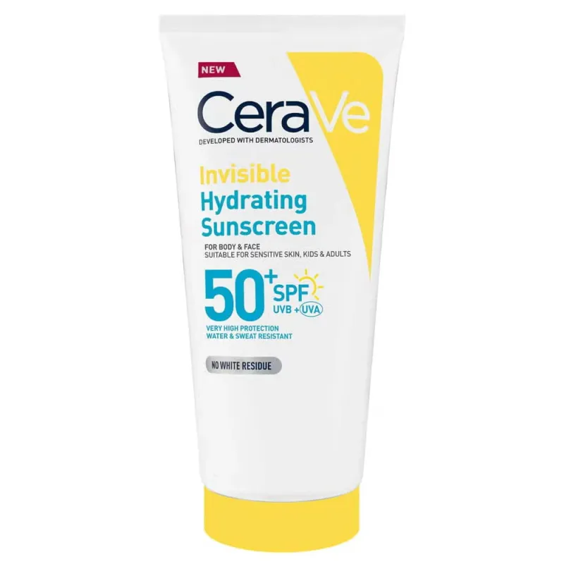 CeraVe Invisible Hydrating Sunscreen SPF50+ (177ml)