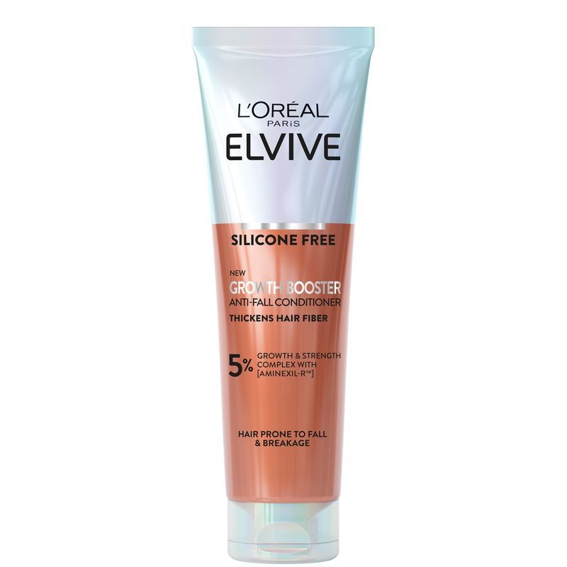 L'Oreal Paris Elvive Growth Booster Conditioner, Anti Hair Loss and Hair Thickening, (150ml)