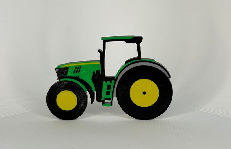 Brelok John Deere 6R