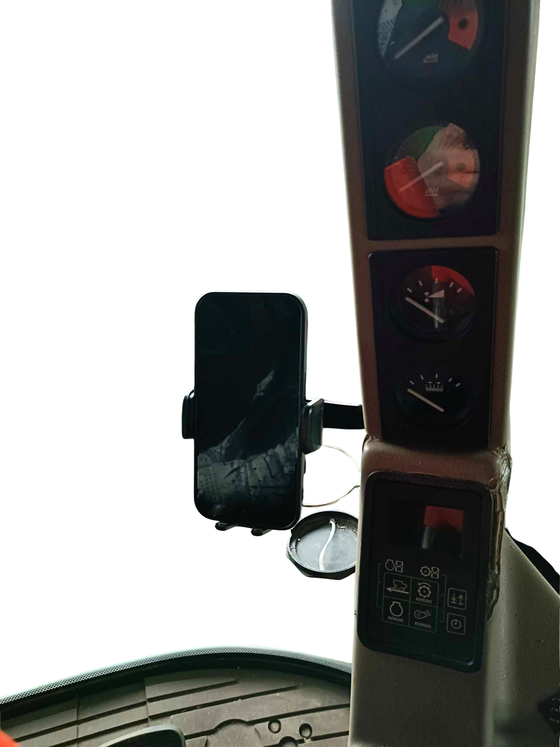 John Deere 20/22 i WTS 1450/1550 - Phone Mount