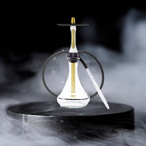 CACHIMBA ALPHA HOOKAH MODEL S SNOW WHITE
