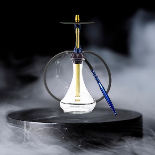 CACHIMBA ALPHA HOOKAH MODEL S DARK BLUE