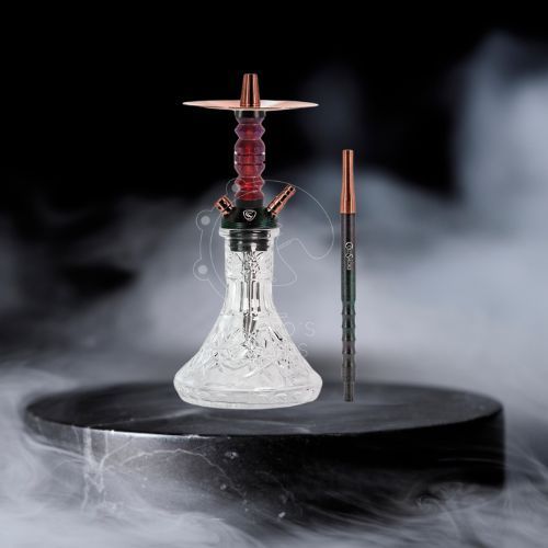 CACHIMBA COLD SMOKE ARROW MINI GOLD RESIN MORADO