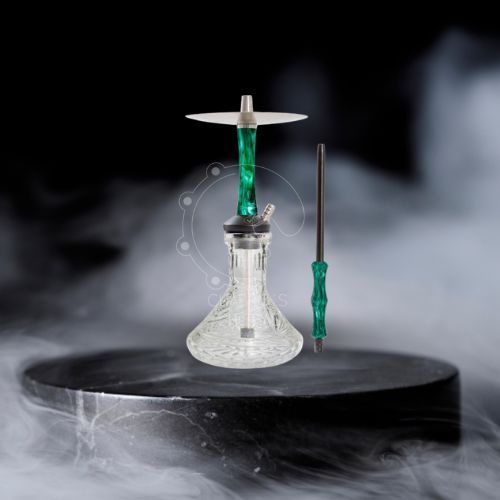 CACHIMBA DIAVLA HOOKAH KHARMA MODEL MINI GREEN