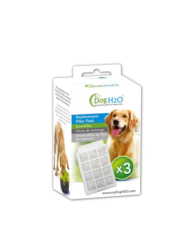 H2o - Replacement Filters for Dog or Cat Fountains - Pack of 3