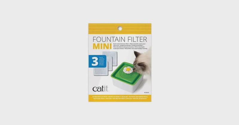 CATIT - Triple Action Filter Mini Fountain Pack of 3