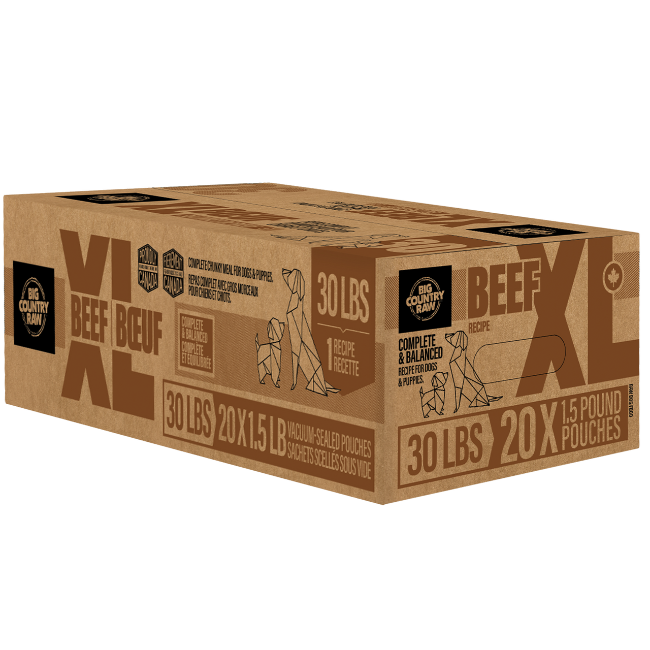 Big Country Raw - XL Beef 30lb