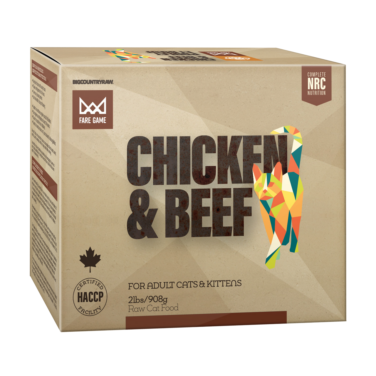 Big country raw- Fare Game/ chicken &amp; beef 2lb