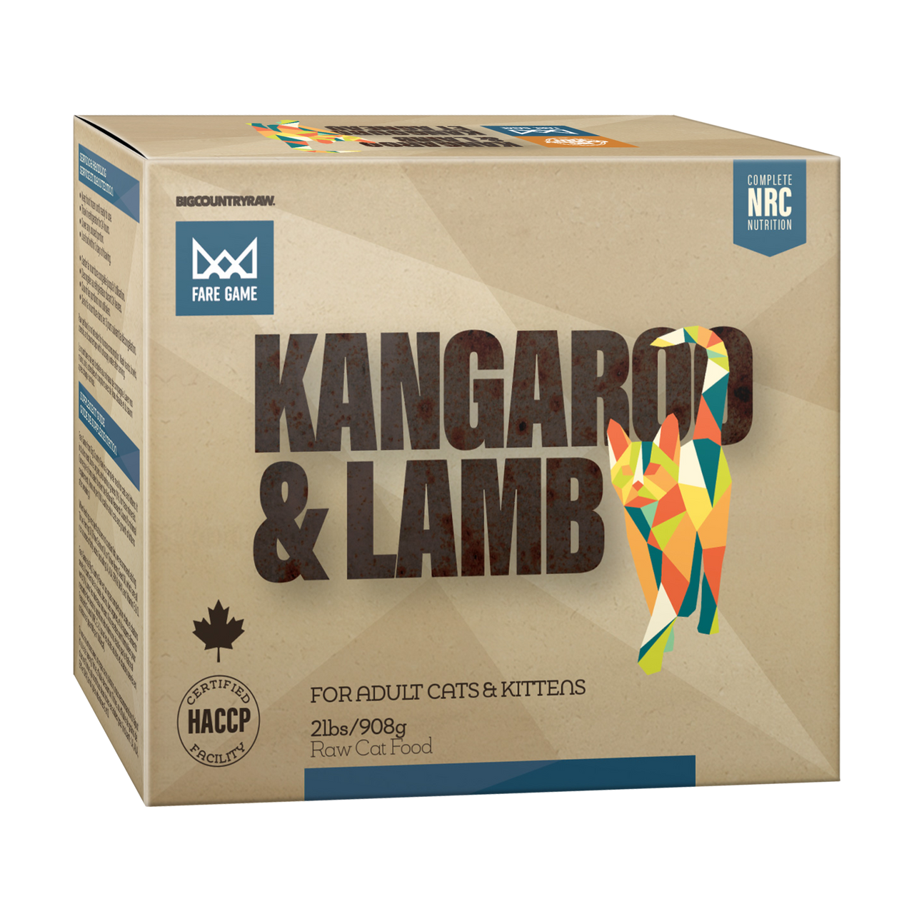 Big Country Raw - Fare Game / Kangaroo &amp; Lamb 2 lb
