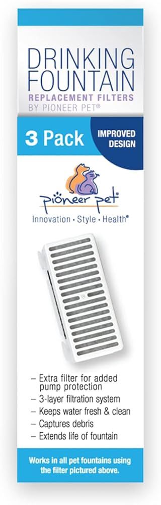 Pioneer Pet- filtre de remplacement pour fontaine PQ 3