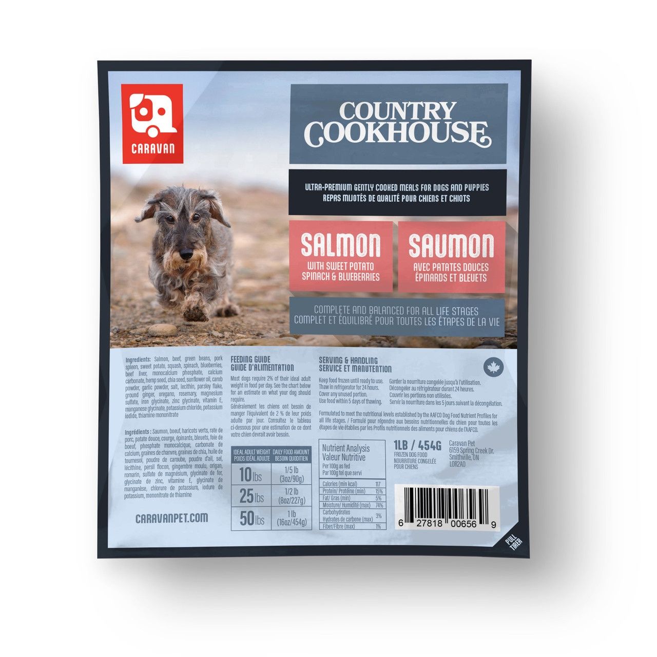 Big Country Raw - Caravan Salmon, Size: 454gr