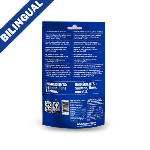 Pure Bites- Gâterie pour chat mélange de l&#39;océan 22gr