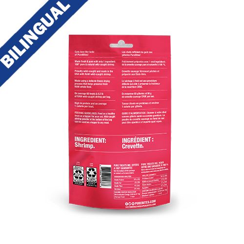 Pure Bites- Gâterie pour chat au crevette