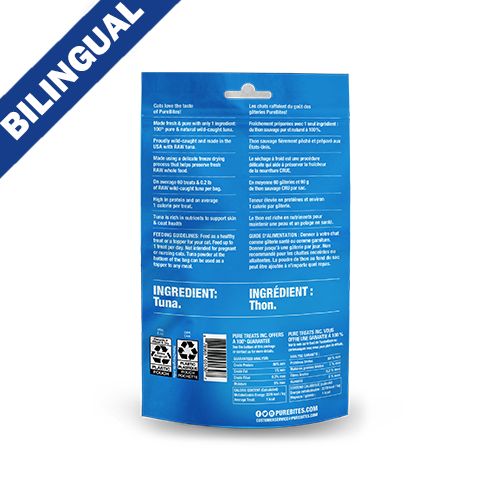 Pure Bites-Gâterie pour chat au thon 25gr