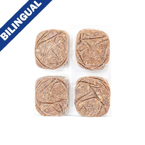 Red Dog Blue Kat- Everyday Raw, (Classic Harvest) porc, saumon &amp; dinde 4X 0.25lb, Size: 4X0.25lb