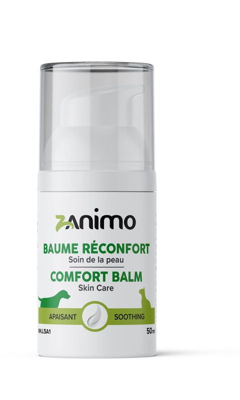 Zanimo- Baume Réconfort - Soin De La Peau, Apaisant &amp; Cicatrisant, Pour Chien Et Chat 50ml