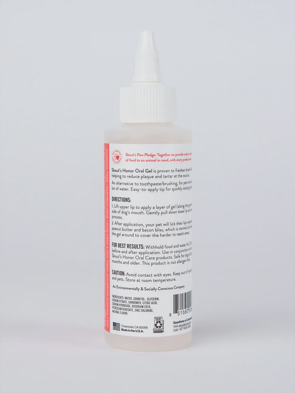 Skouts Honor- Gel oral saveur beurre d&#39;arachide et bacon 4oz