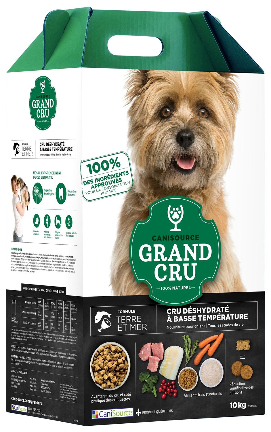 Canisource Grand Cru - Dog Food Land &amp; Sea, Size: 10kg