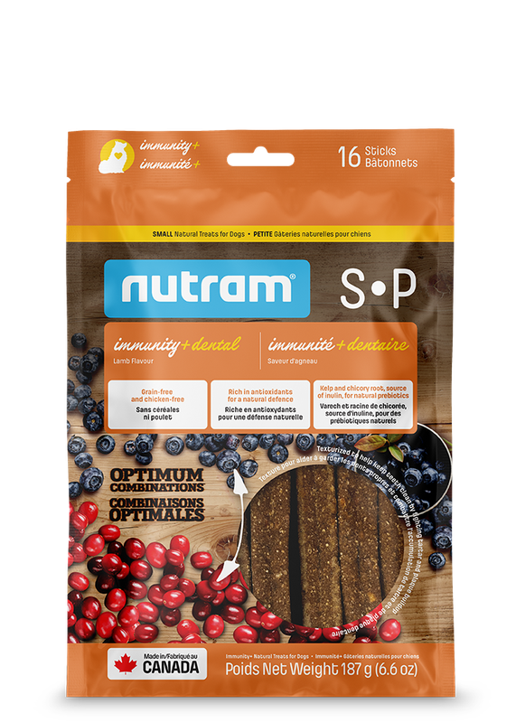 Nutram- Baton dentaire Immunty + saveur d'agneau
