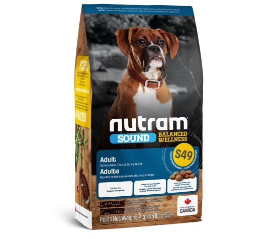 Nutram- Sound (S49) ,Saumon, truite et orge