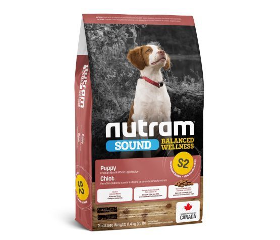 Nutram- Sound (s2) Chiot Poulet Et Oeufs Entiers, format: 25lbs