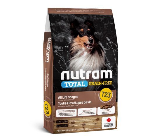 Nutram Total (t23) Chien Sans Grains Poulet Et Dinde, format: 25lbs