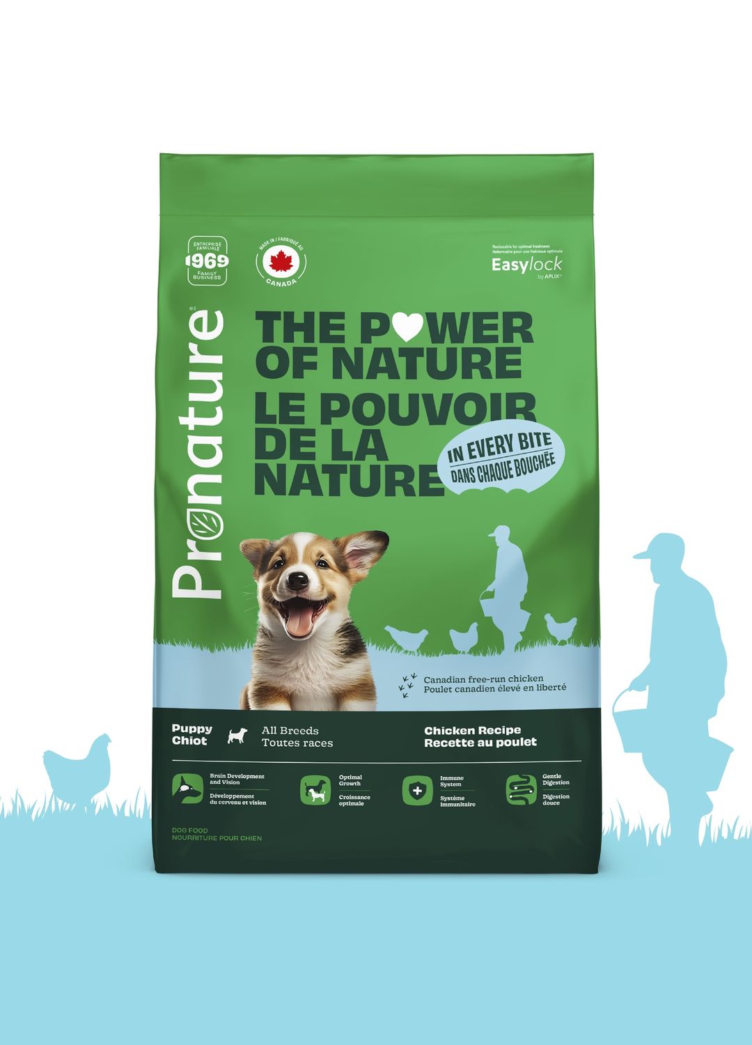 Pronature Original- Nourriture Pour Chiot, Toutes Races - Poulet Avec Avoine, format: 11.3kg
