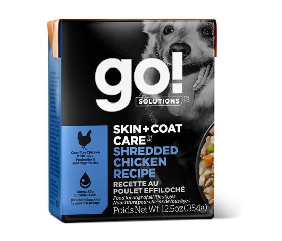 Go! - Dog Tetra Pak Skin + Coat Minced Chicken 12.5oz
